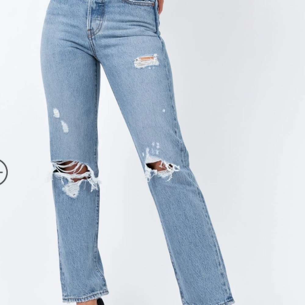 Levi Wedgie Straight Jeans - Authentically Yours